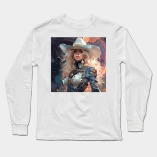 Space Cowgirl 3 Long Sleeve T-Shirt